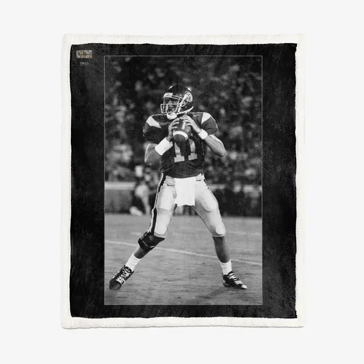 50"x60" Double-Sided Super Soft Plush Blanket - USC Football (3) - Matt Leinart Printy6