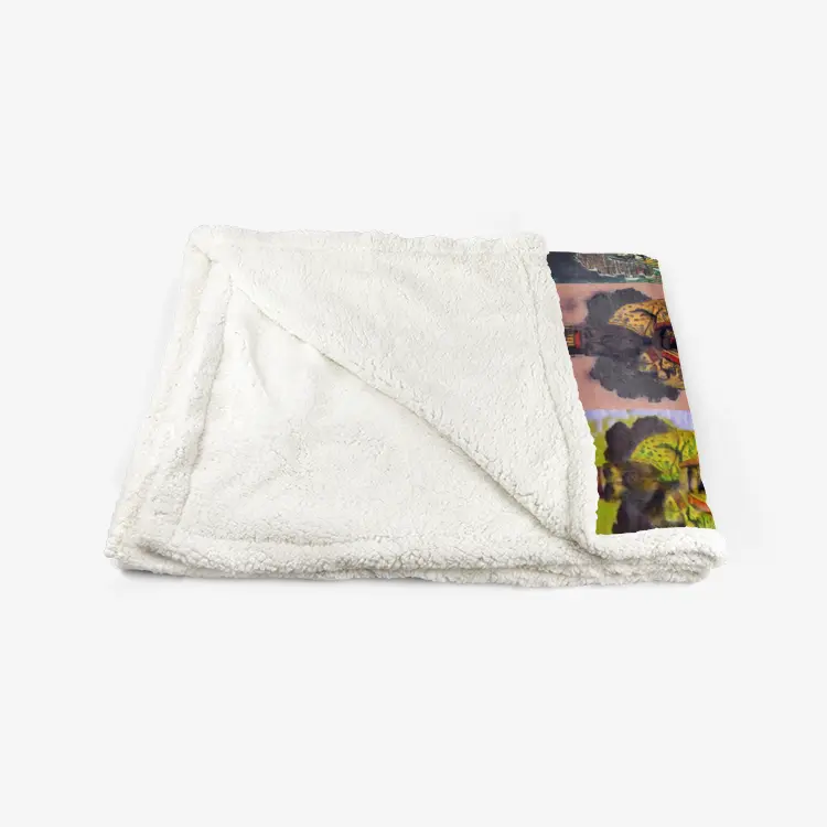 50"x60" Double-sided super soft plush blanket - Encore - Confucius Printy6