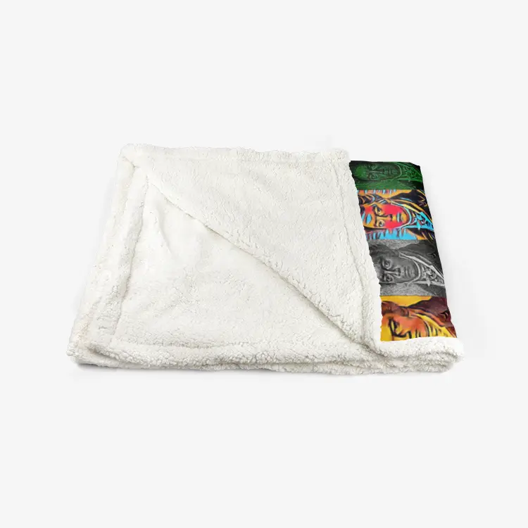 50"x60" Double-sided super soft plush blanket - Encore - Ludwig Van Beethoven Printy6