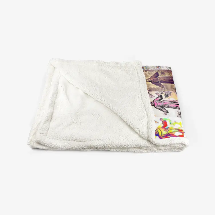 50"x60" Double-sided super soft plush blanket - Encore - San Francisco De Assisi Printy6