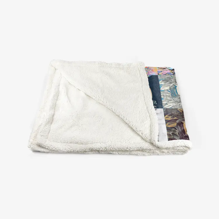 50"x60" Double-sided super soft plush blanket - School of painting - Frida Kahlo Printy6