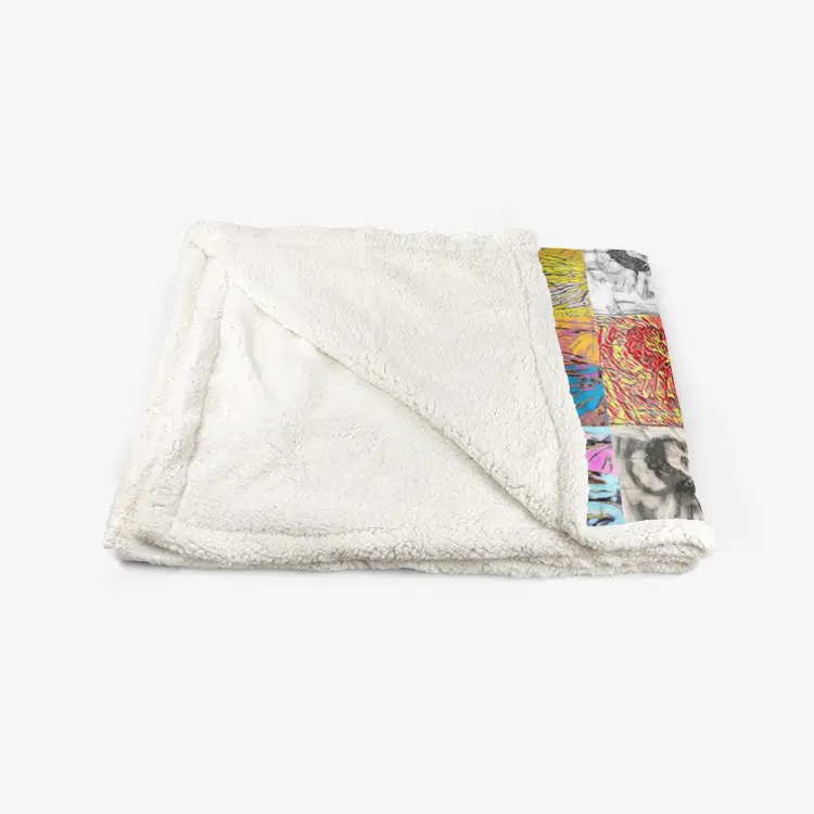 50"x60" Double-sided super soft plush blanket - School of painting - Lois Mailou Jones Printy6