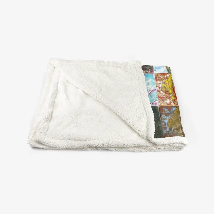 50"x60" Double-sided super soft plush blanket - School of painting - Vincent Van Gogh Printy6