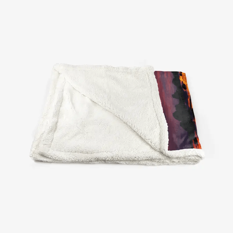60"x78" Double-Sided Super Soft Plush Blanket - Thagmatography - Landscape 101 - Topanga Canyon beach Printy6