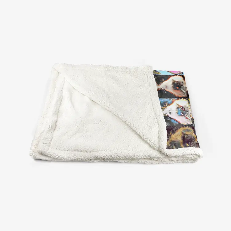 60"x78" Double-sided super soft plush blanket - Club 99 Printy6