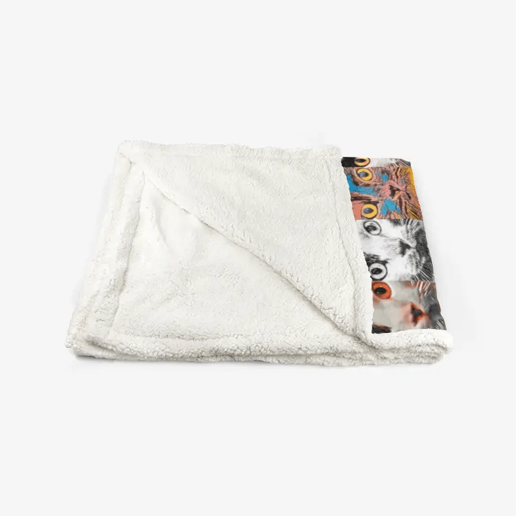 60"x78" Double-sided super soft plush blanket - Club 99 Printy6