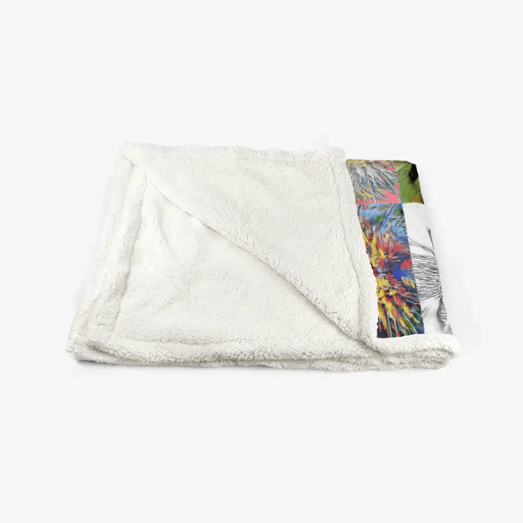 60"x78" Double-sided super soft plush blanket - Club 99 Printy6