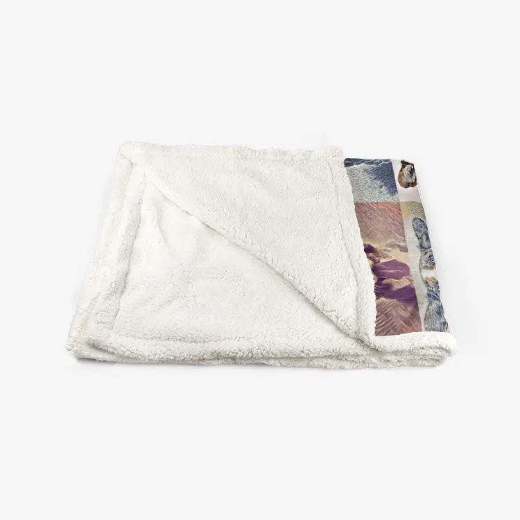 60"x78" Double-sided super soft plush blanket - Club 99 Printy6