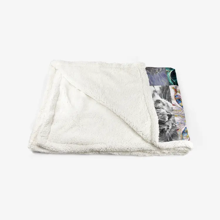 60"x78" Double-sided super soft plush blanket - Club 99 Printy6