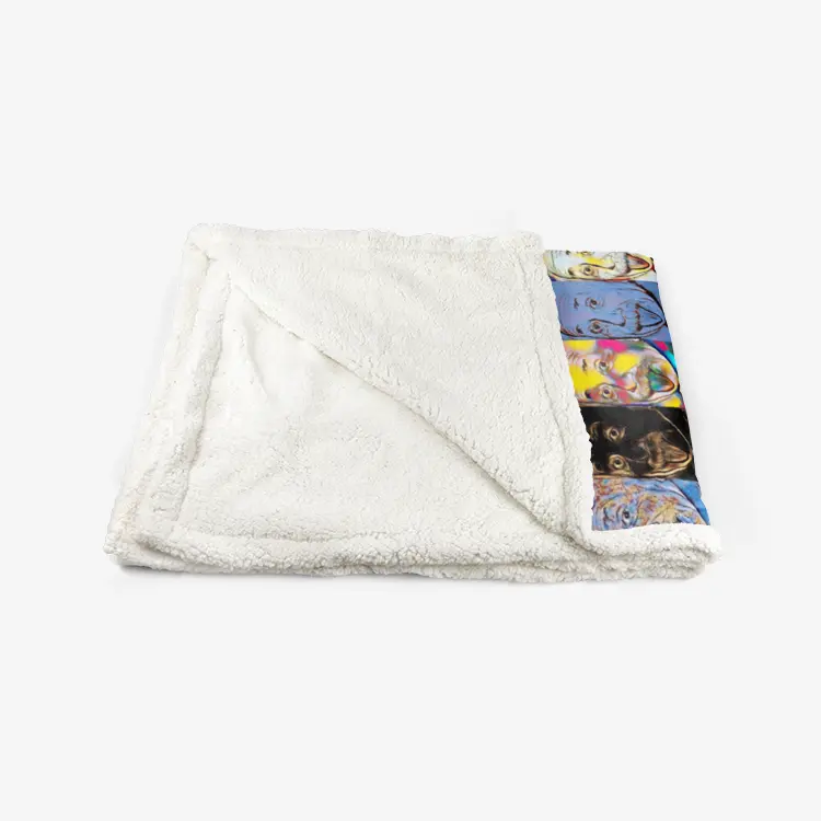 60"x78" Double-sided super soft plush blanket - Encore - Albert Einstein Printy6