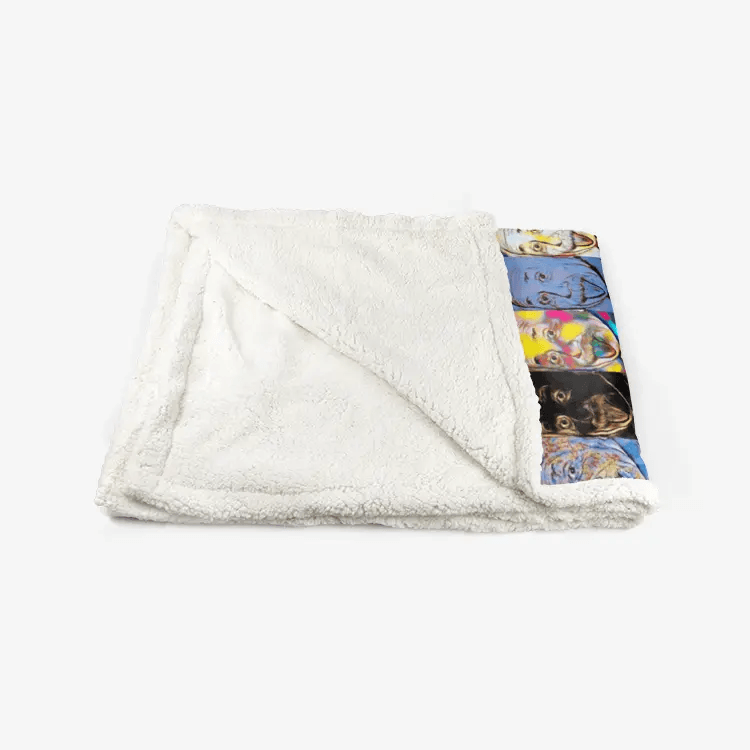 60"x78" Double-sided super soft plush blanket - Encore - Albert Einstein Printy6