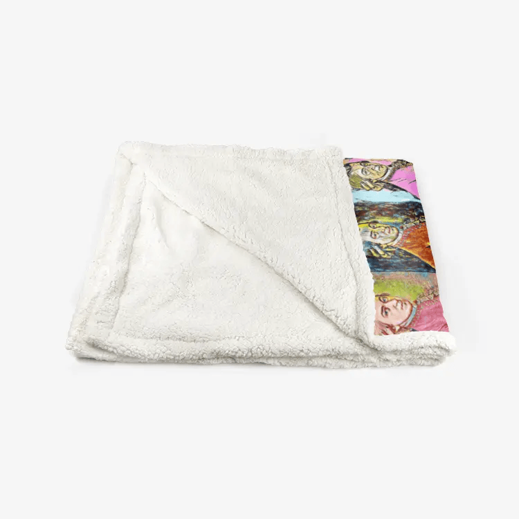 60"x78" Double-sided super soft plush blanket - Encore - Amadeus Mozart Printy6