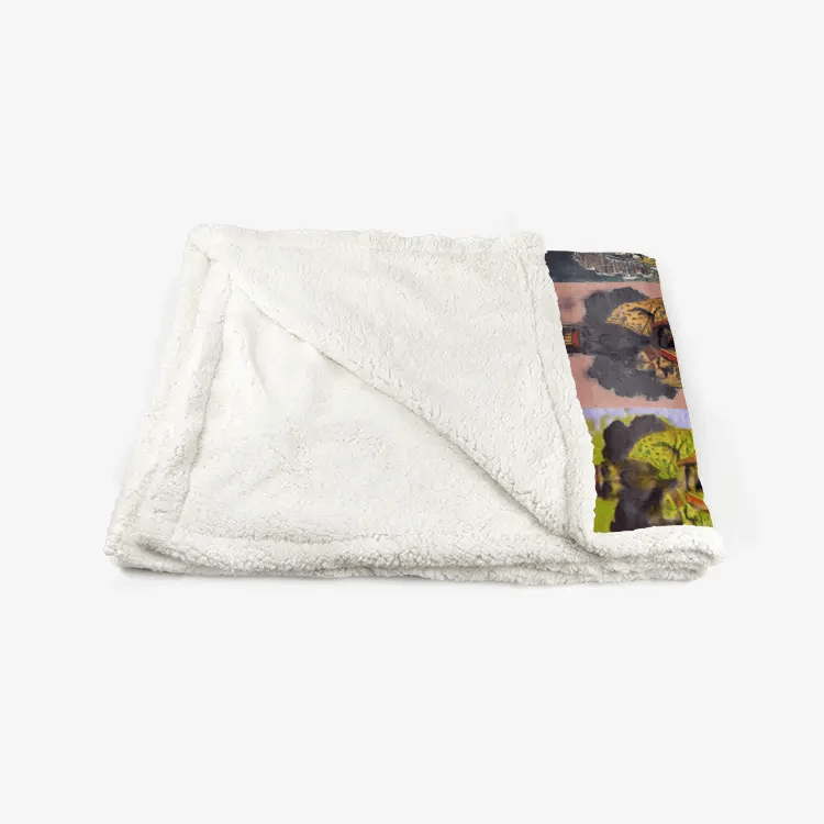 60"x78" Double-sided super soft plush blanket - Encore - Confucius Printy6