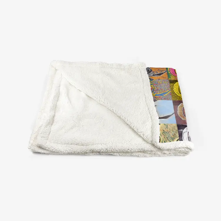 60"x78" Double-sided super soft plush blanket - Encore - King Mohamed V Printy6