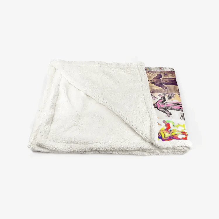 60"x78" Double-sided super soft plush blanket - Encore - San Francisco De Assisi Printy6