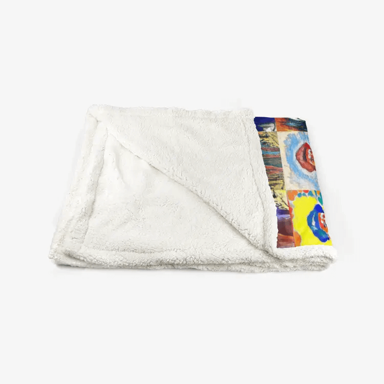 60"x78" Double-sided super soft plush blanket - School of painting - Claude Monet Printy6