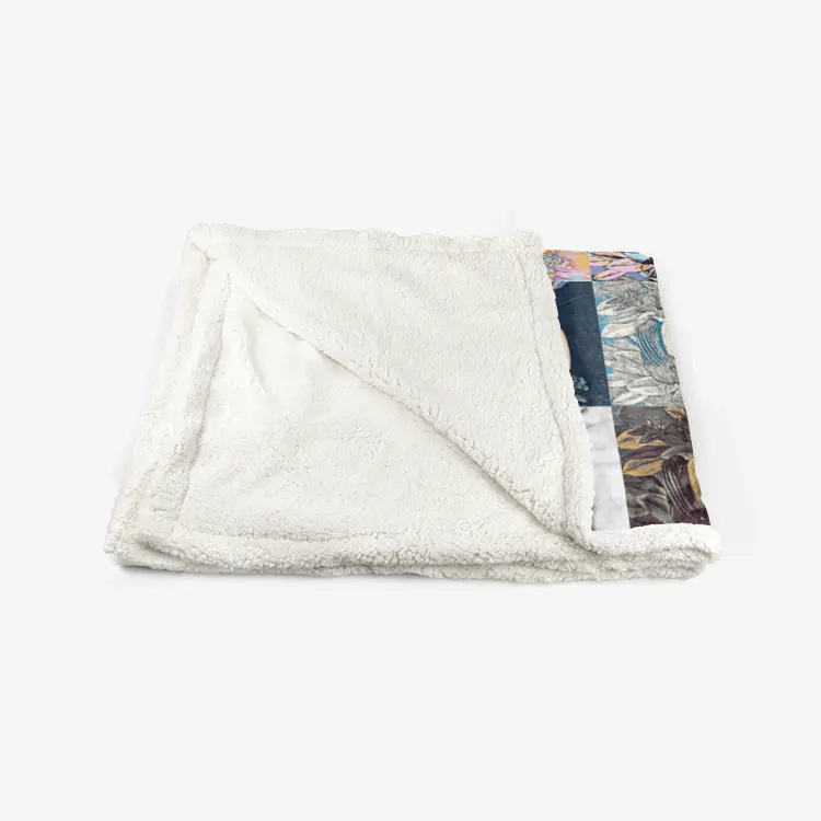 60"x78" Double-sided super soft plush blanket - School of painting - Frida Kahlo Printy6