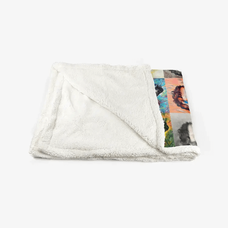 60"x78" Double-sided super soft plush blanket - School of painting - Michelangelo Buonarroti Printy6