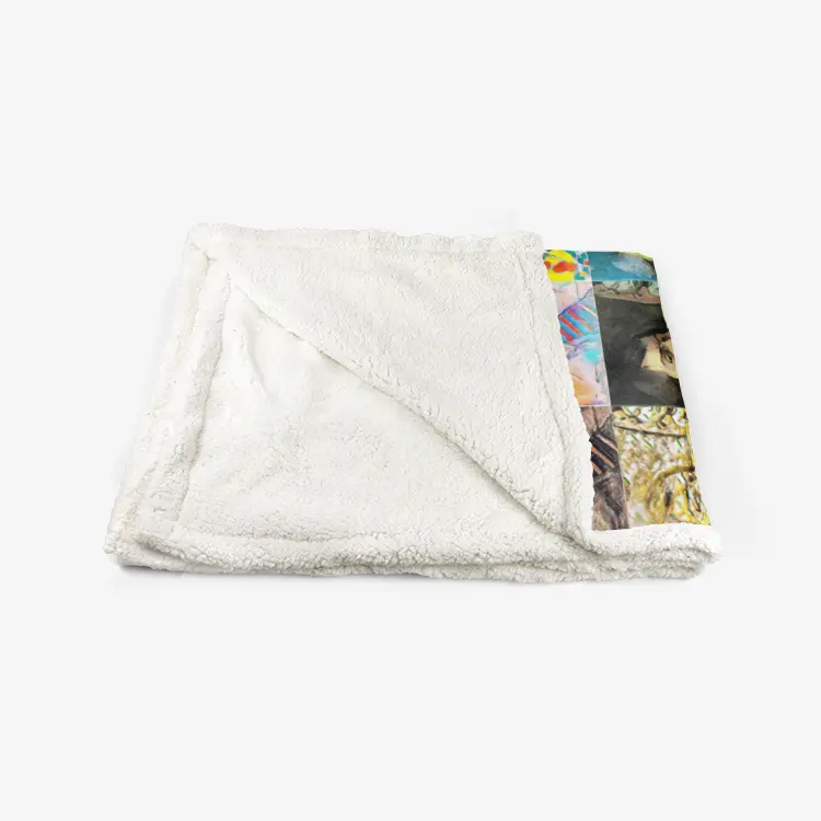 60"x78" Double-sided super soft plush blanket - School of painting - Paul Gauguin Printy6