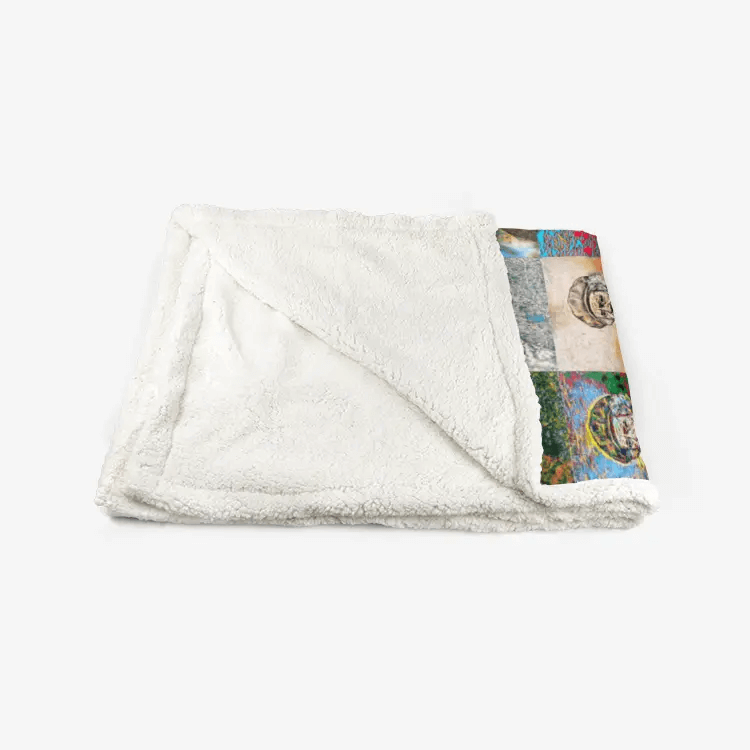 60"x78" Double-sided super soft plush blanket - School of painting - Rembrandt Van Rijn Printy6