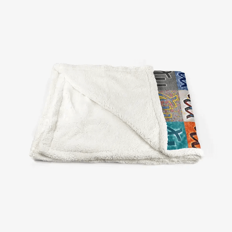 60"x78" Double-sided super soft plush blanket - Virgo Printy6
