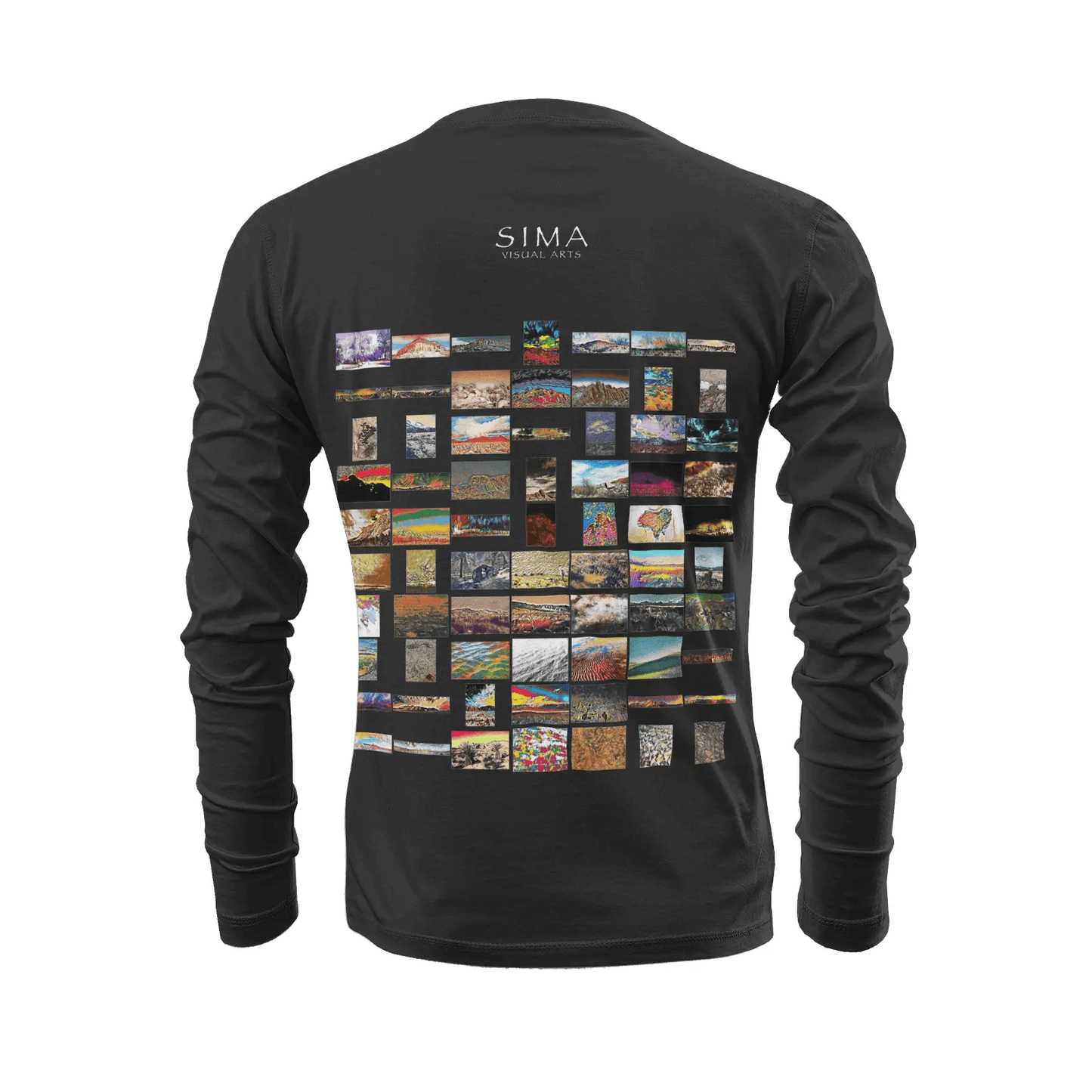 Black long sleeve T-shirt - Southern California (11) Printy6
