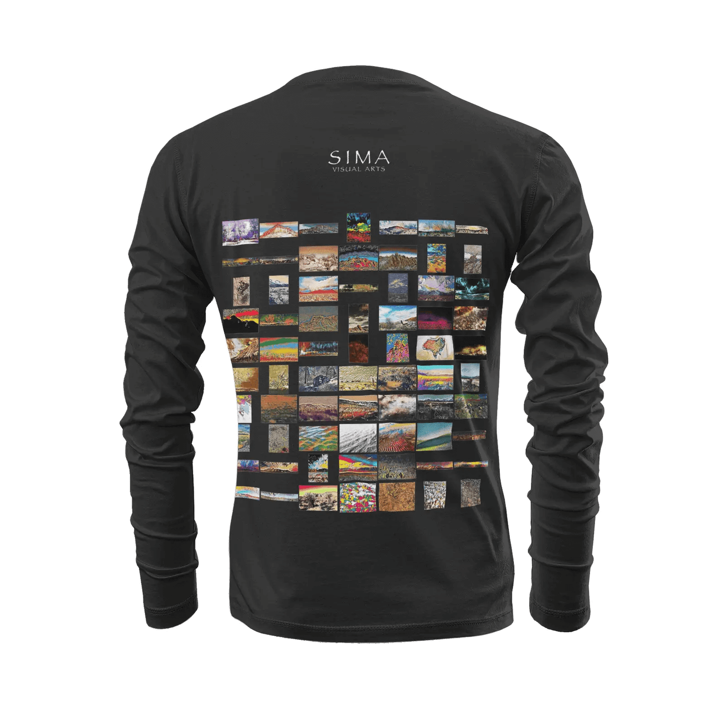 Black long sleeve T-shirt - Southern California (2) Printy6
