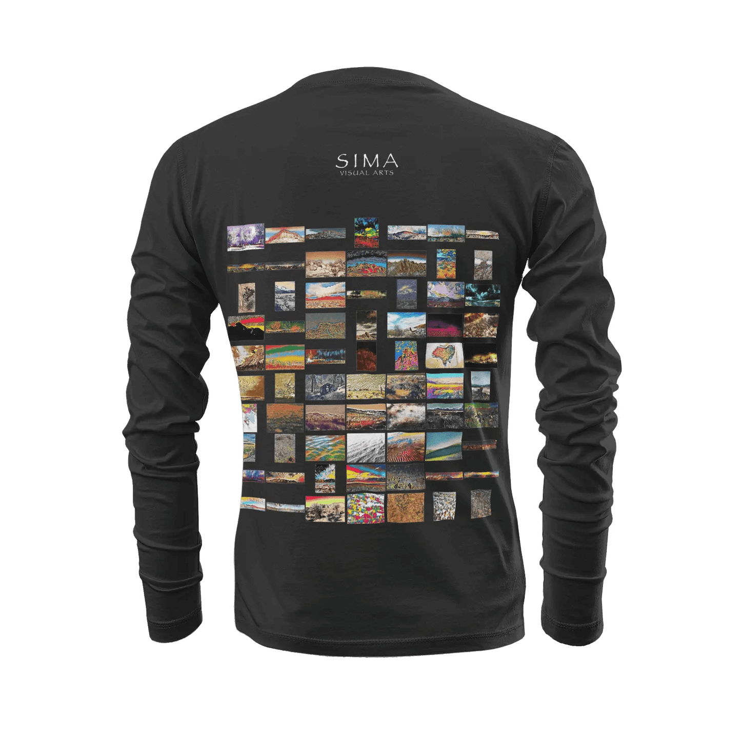 Black long sleeve T-shirt - Southern California (4) Printy6