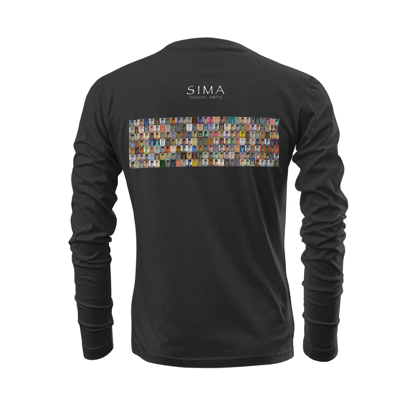 Black long sleeve t-shirt - Encore - Charlie Chaplin Printy6