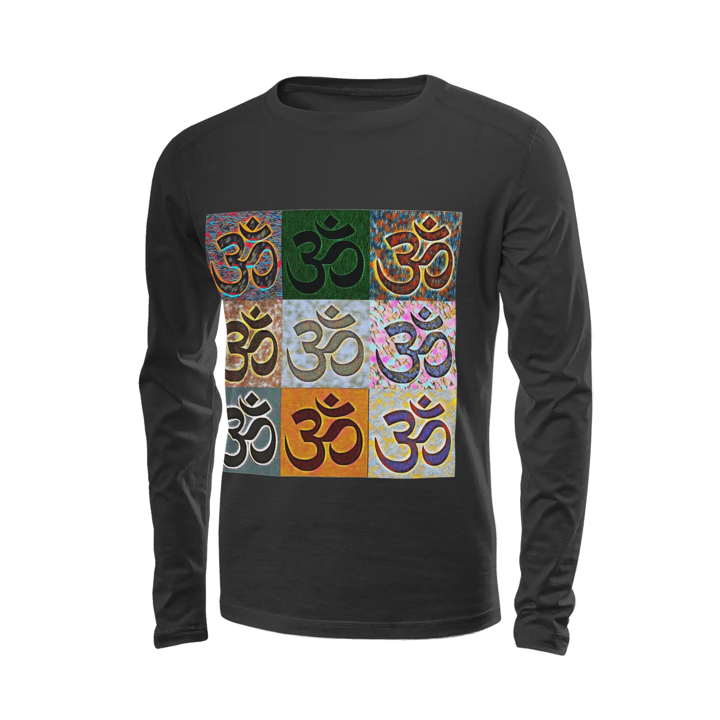 Black long sleeve t-shirt - Encore - Om Printy6
