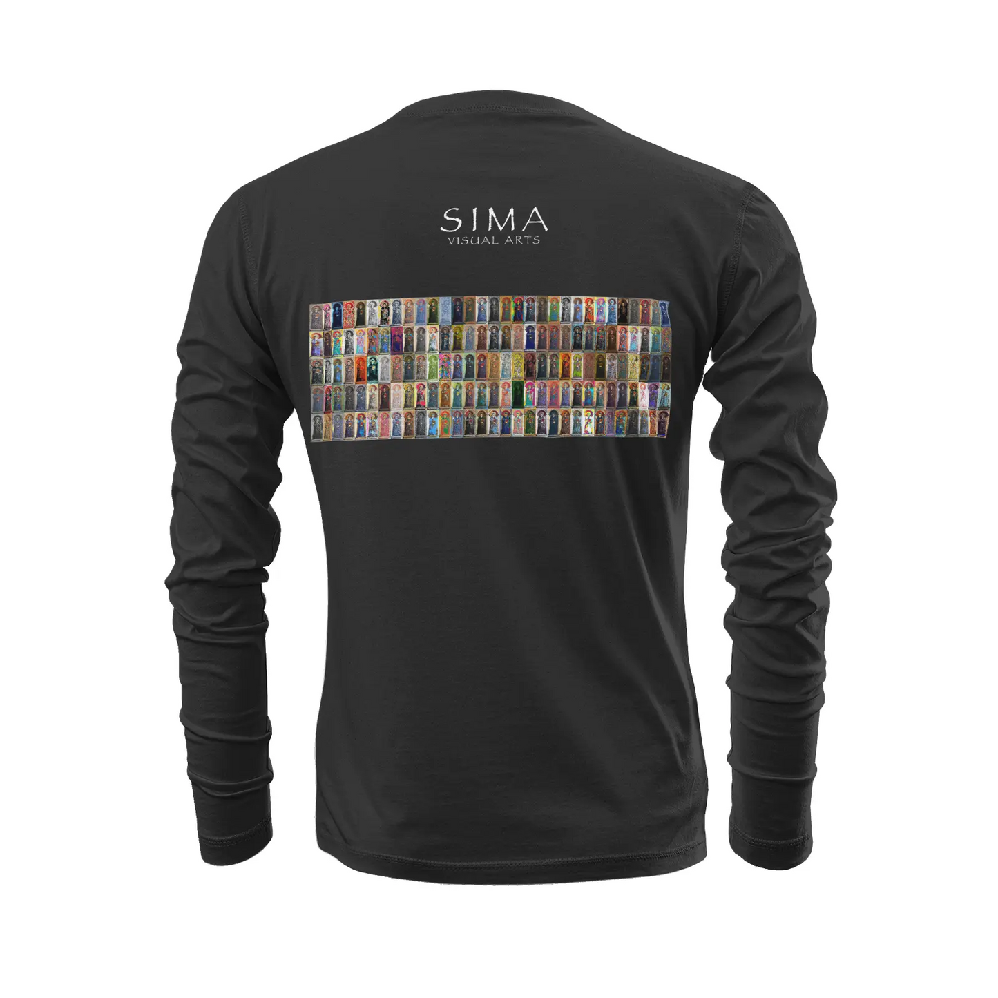 Black long sleeve t-shirt - Encore - Santa Monica Printy6
