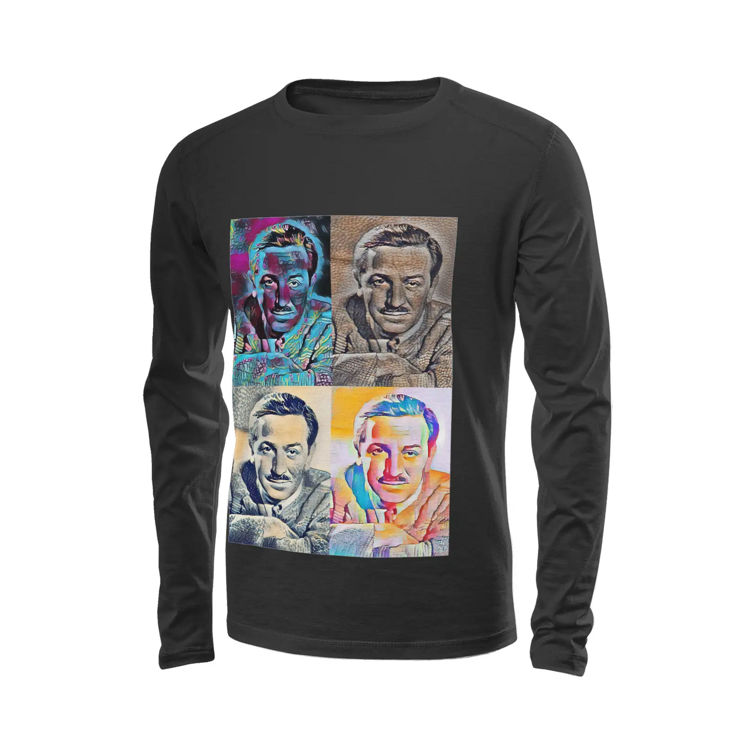 Black long sleeve t-shirt - Encore - Walt Disney Printy6