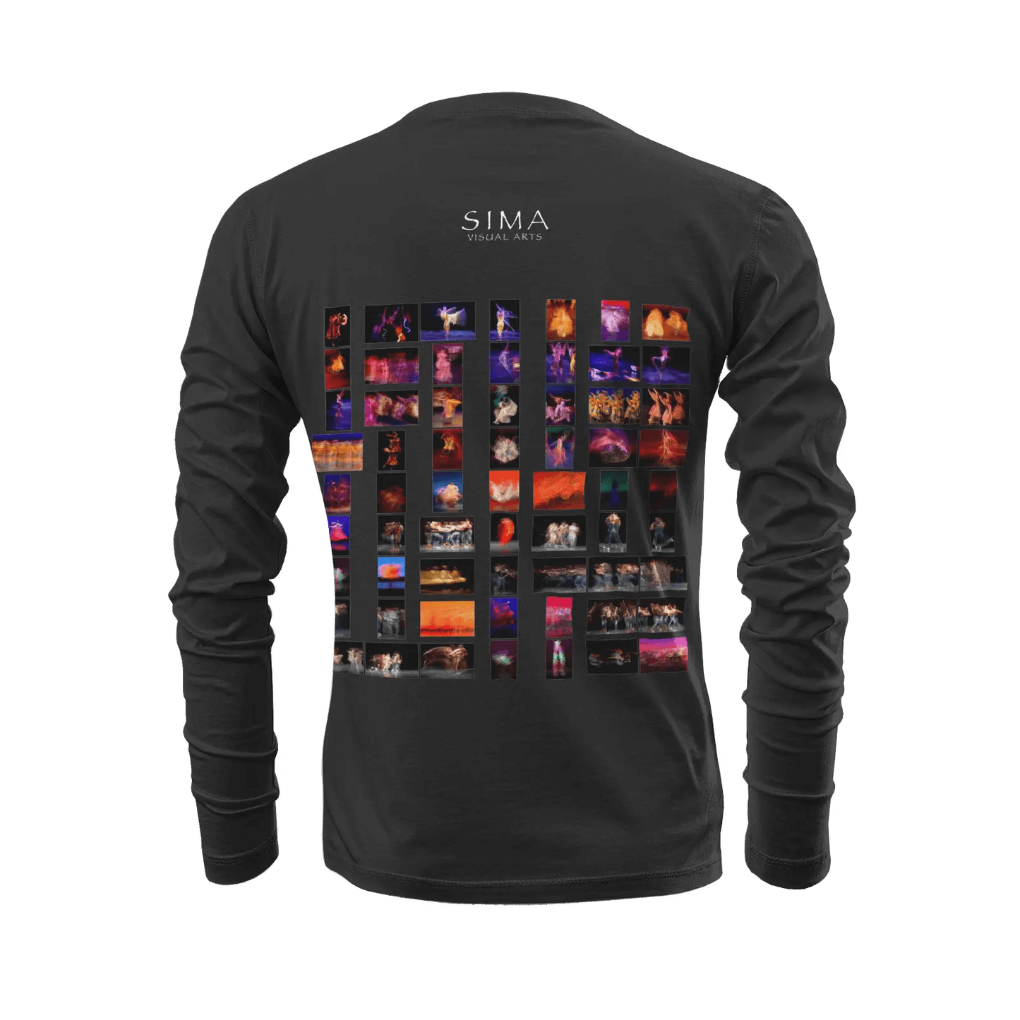 Black long sleeve t-shirt - Global Motion Dance (32) Printy6