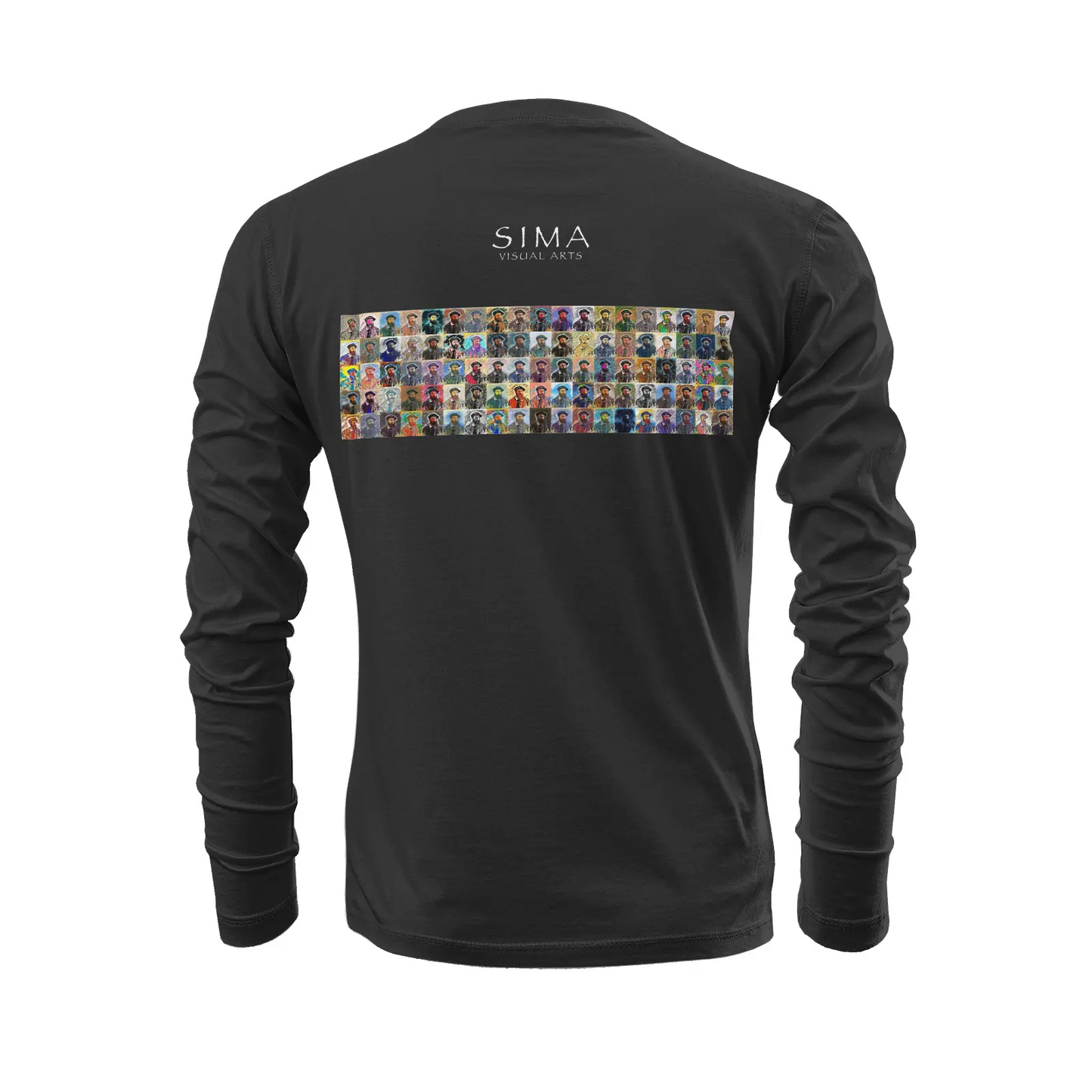 Black long sleeve t-shirt - School of painting - Claude Monet Printy6