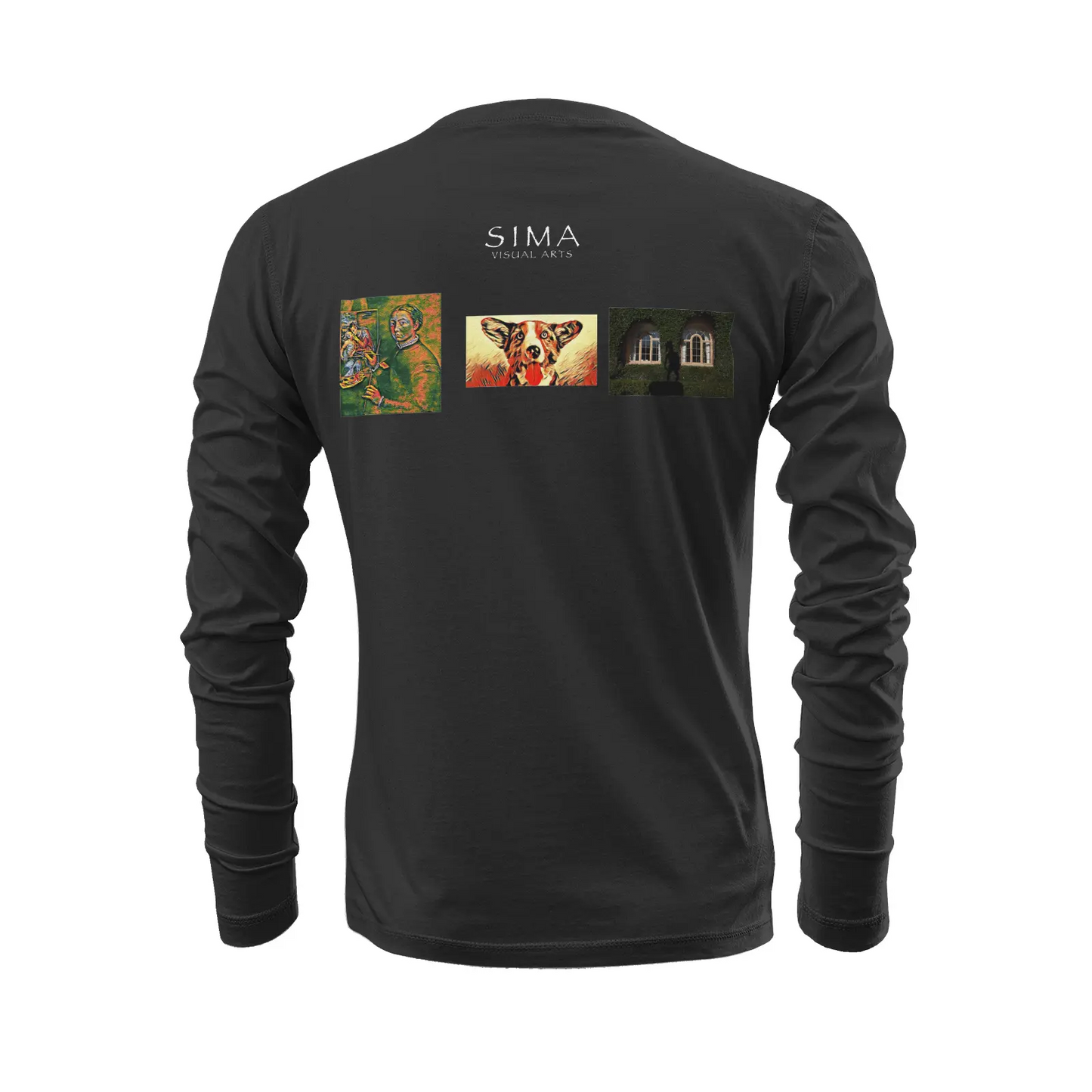 Black long sleeve t-shirt - The prophecy - Sofonisba Anguissola Printy6