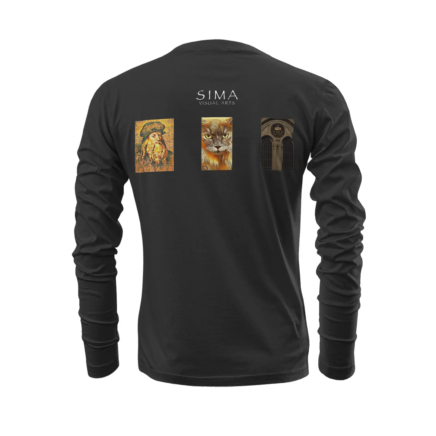 Black long sleeve t-shirt - The prophecy - USC Printy6