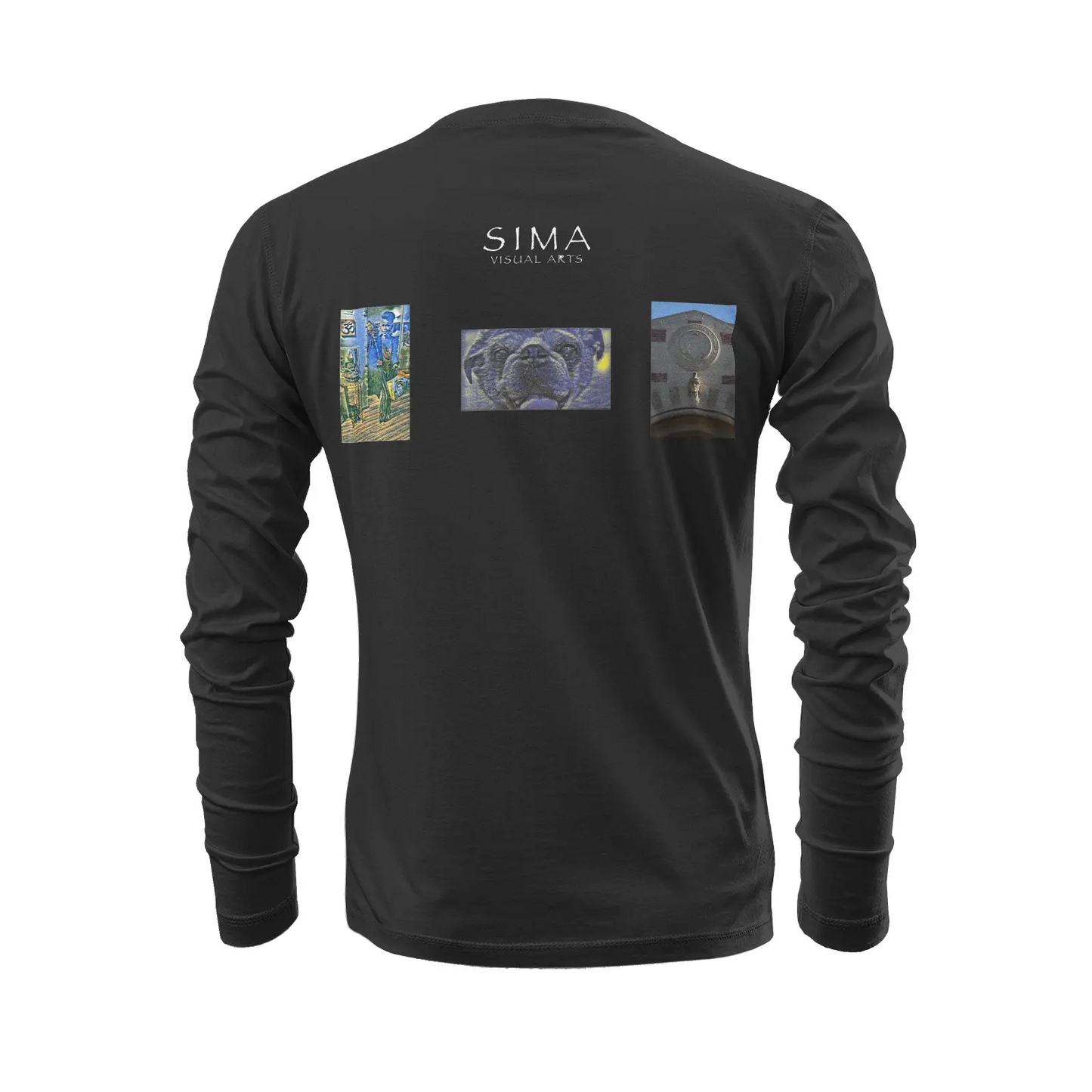Black long sleeve t-shirt - The prophecy - USC Printy6
