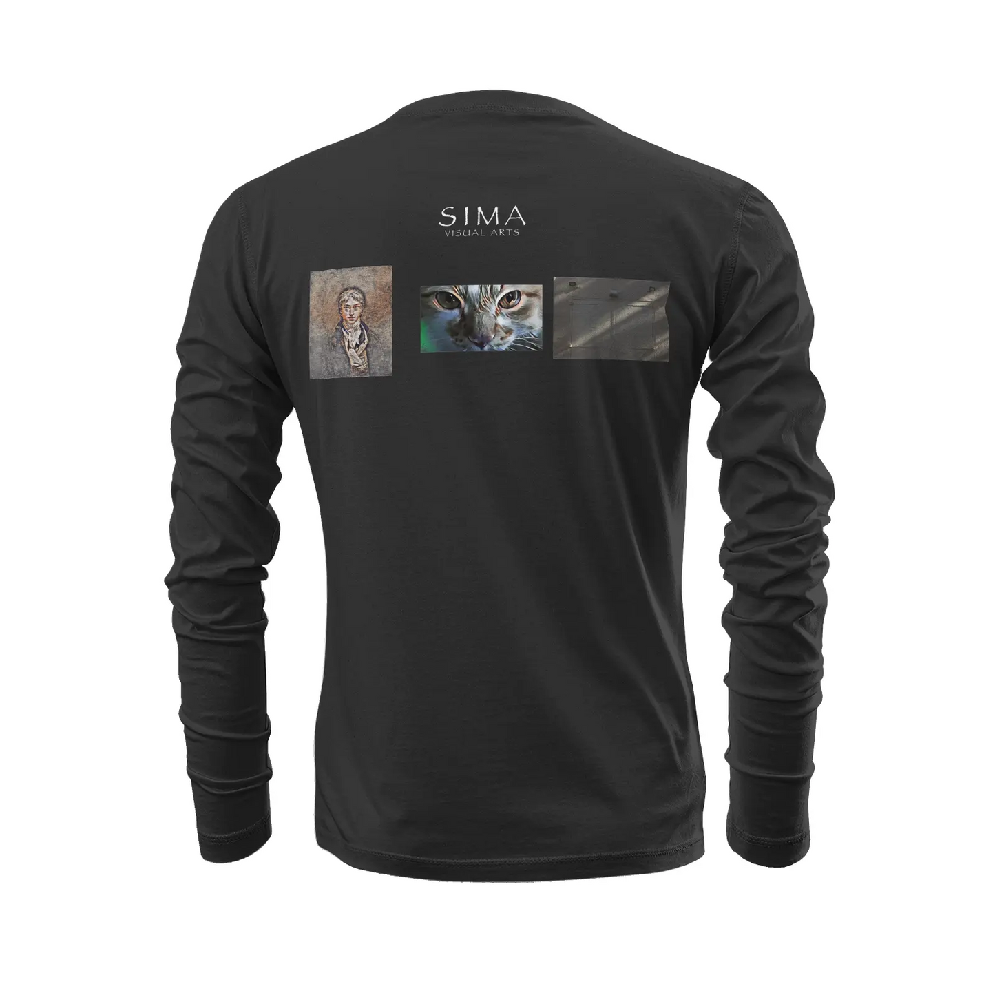 Black long sleeve t-shirt - The prophecy - William Turner Printy6