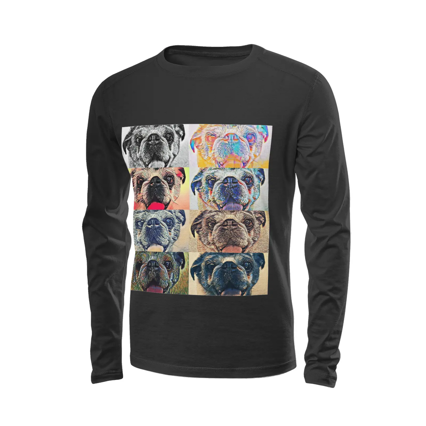 Black long sleeve t-shirt - The prophecy Printy6