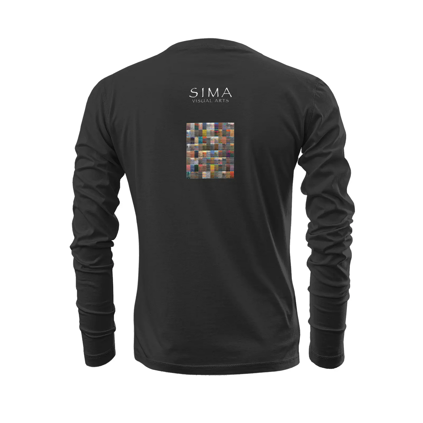 Black long sleeve t-shirt - The show must go on - 10100 Printy6