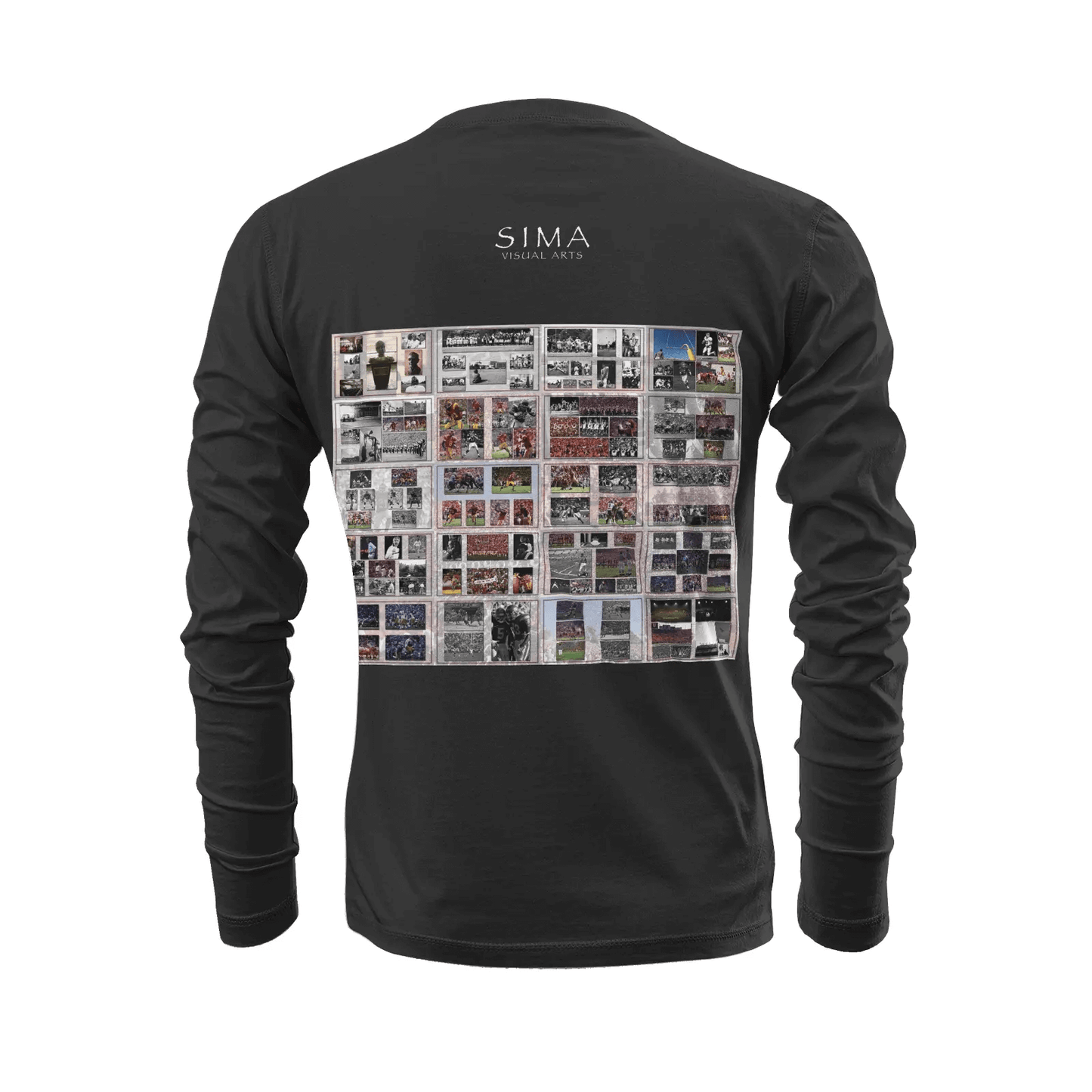 Black long sleeve t-shirt - USC Football (10) Printy6