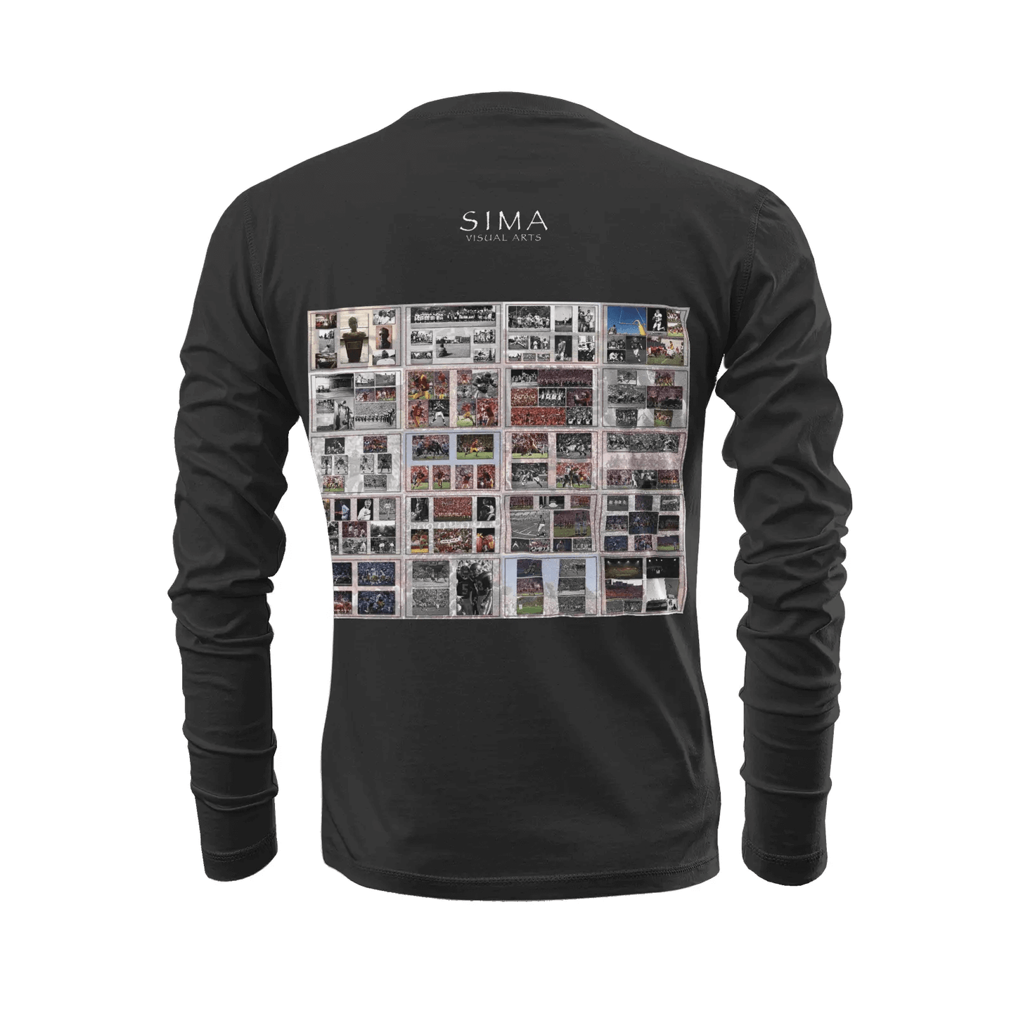 Black long sleeve t-shirt - USC Football (5) Printy6
