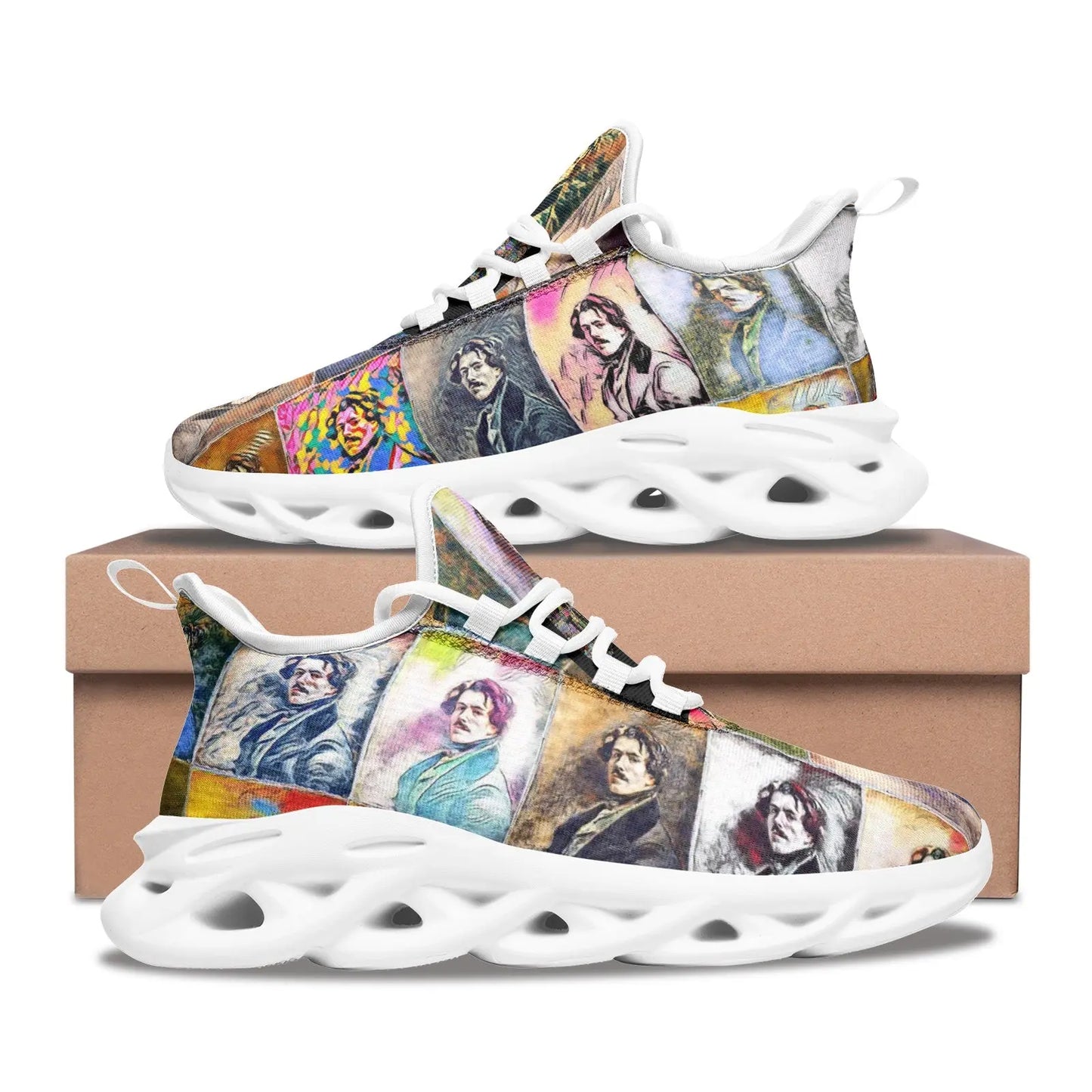Bounce sneakers - School of painting - Eugene Delacroix Printy6