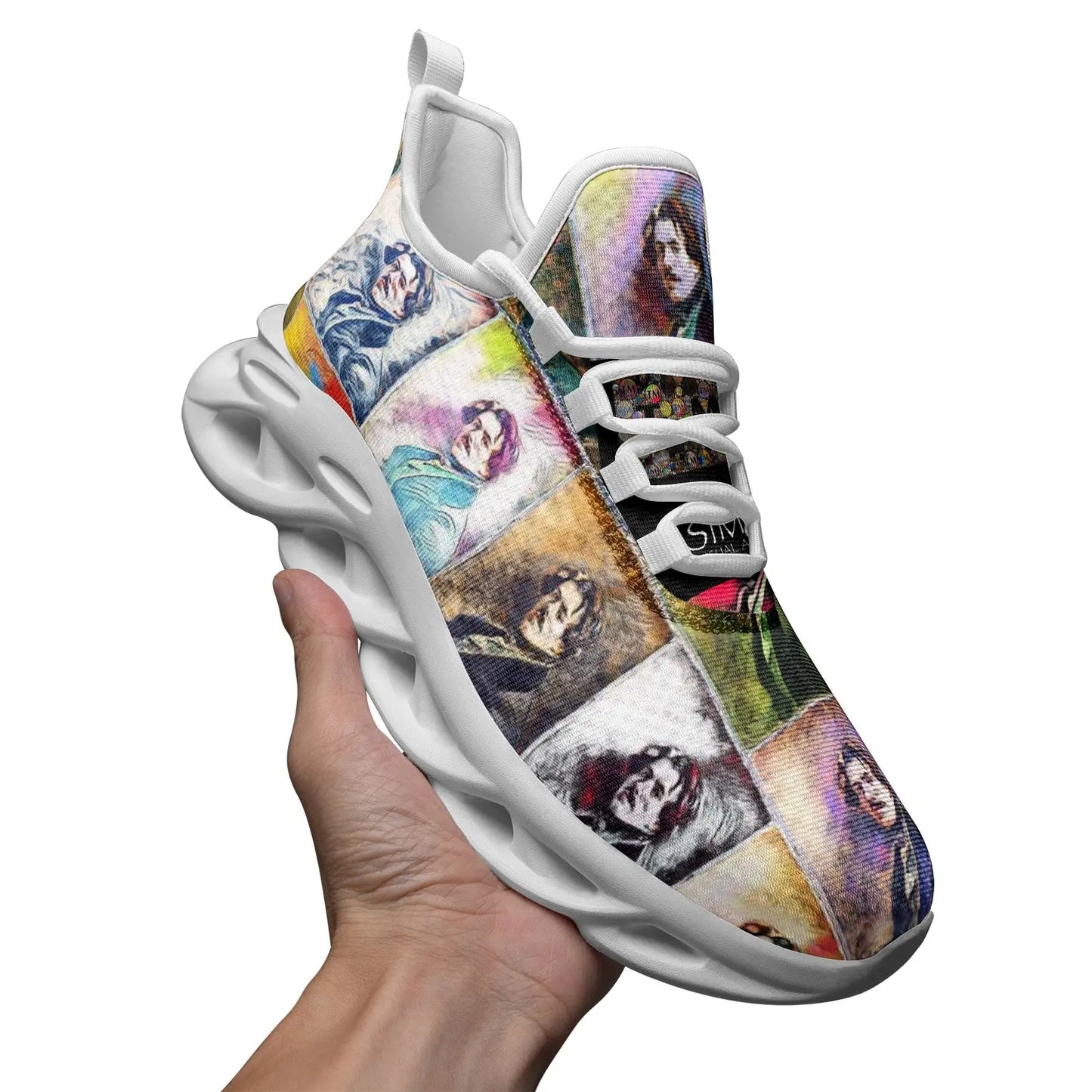 Bounce sneakers - School of painting - Eugene Delacroix Printy6