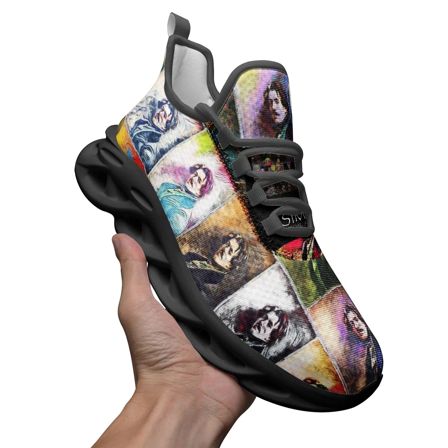 Bounce sneakers - School of painting - Eugene Delacroix Printy6