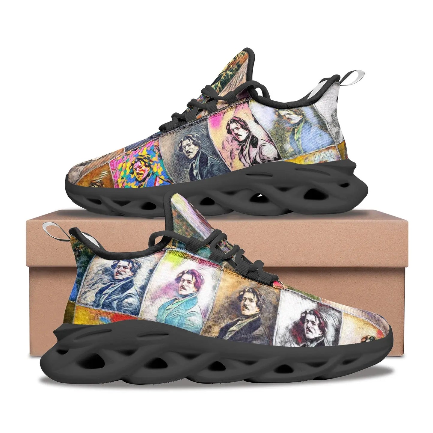 Bounce sneakers - School of painting - Eugene Delacroix Printy6