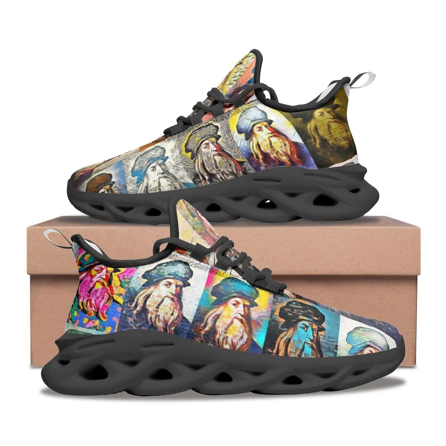 Bounce sneakers - School of painting - Leonardo Da Vinci Printy6