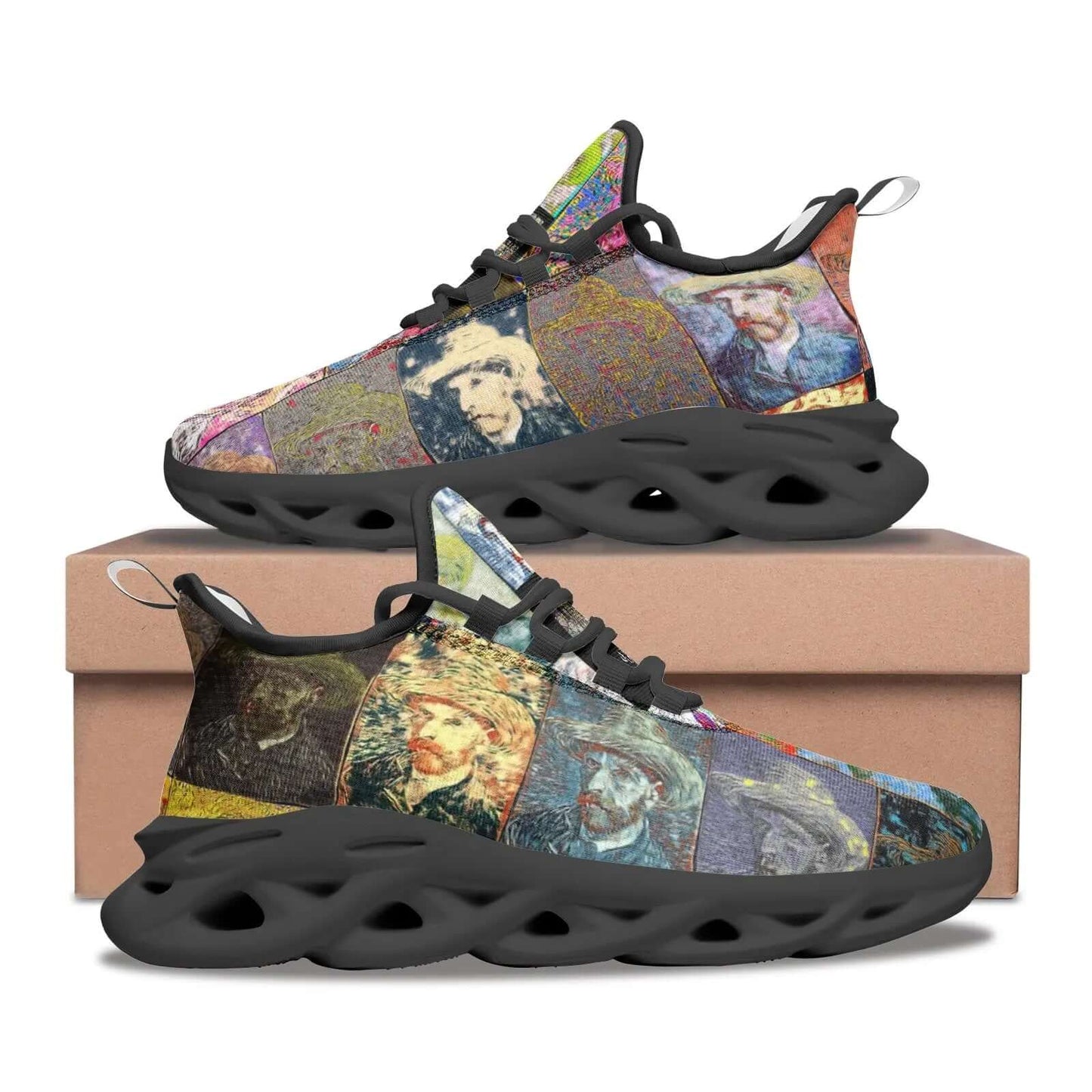 Bounce sneakers - School of painting - Vincent Van Gogh Printy6