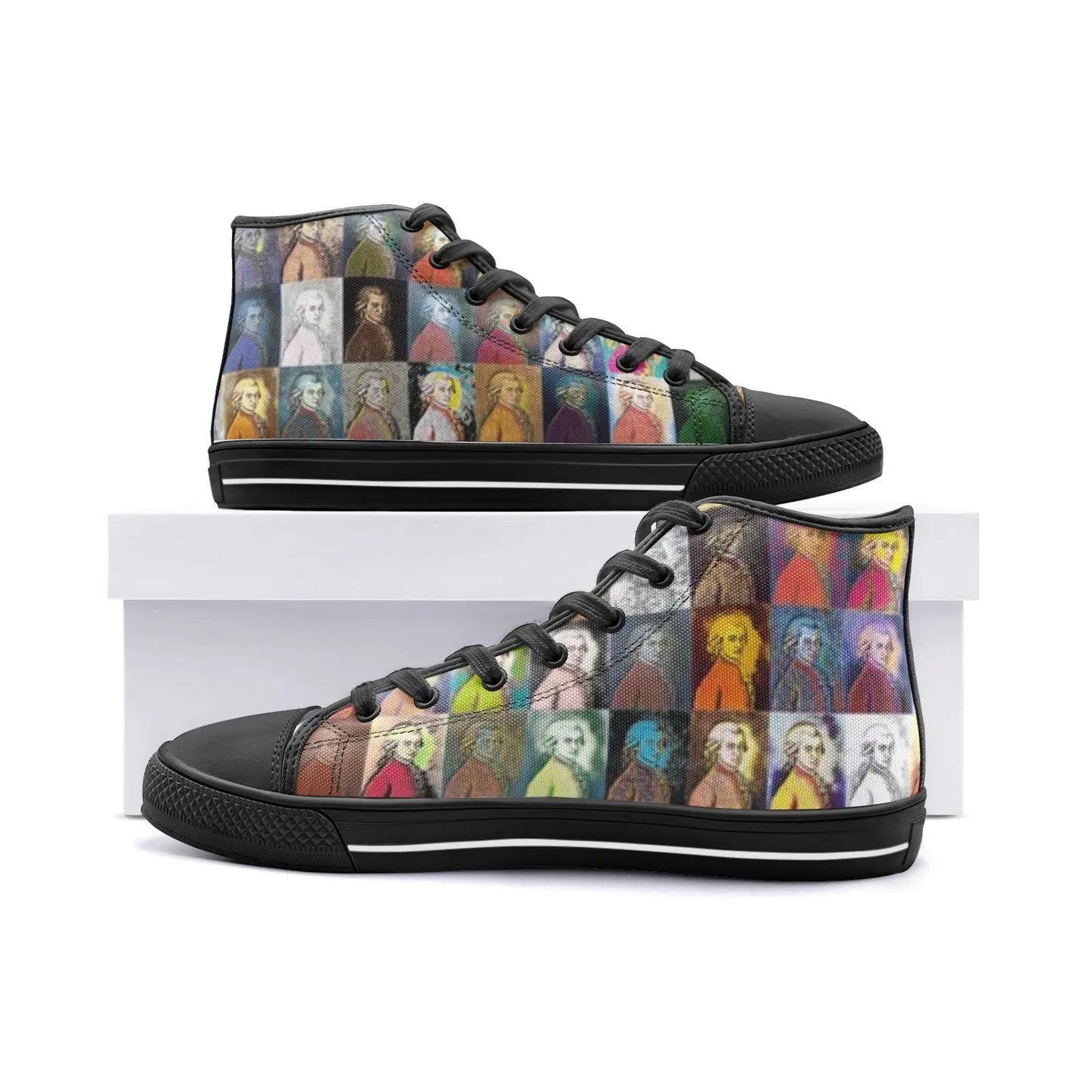 High top sneakers - Encore - Amadeus Mozart (2) Printy6