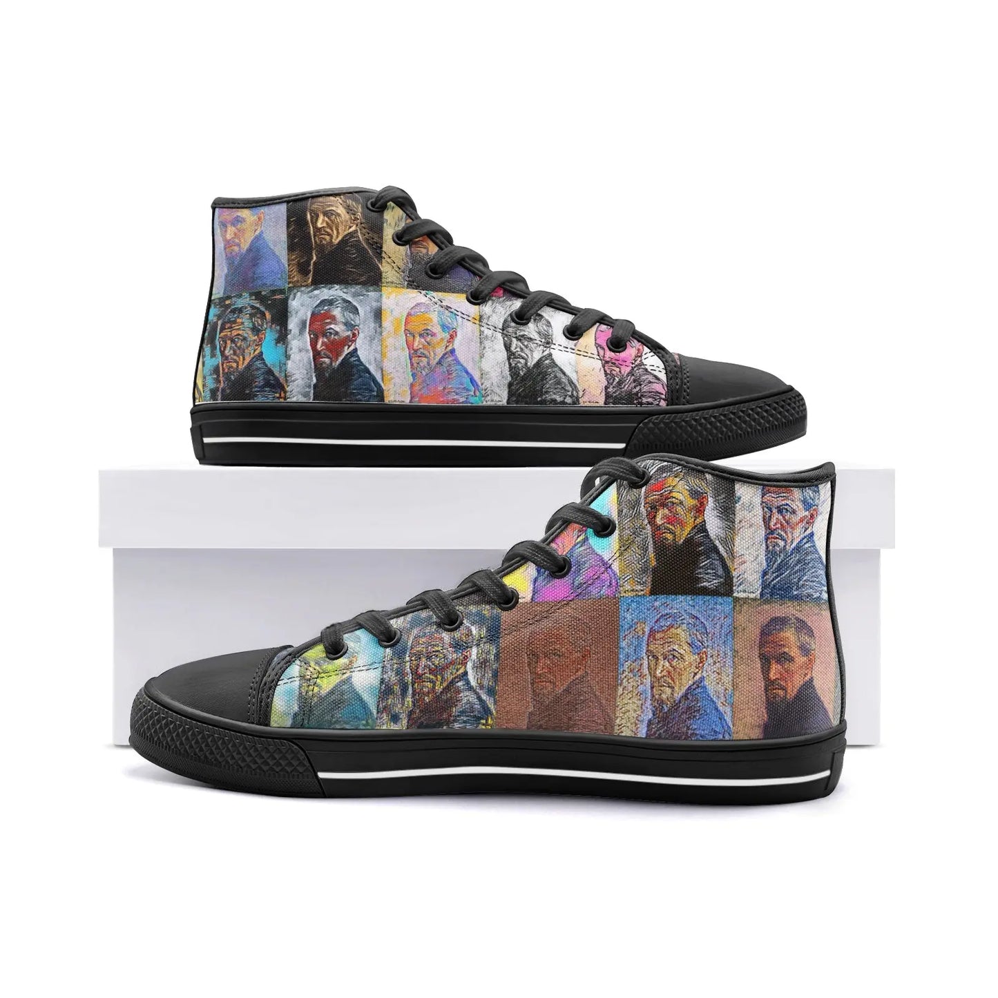 High top sneakers - Encore - Gustave Caillebotte Printy6